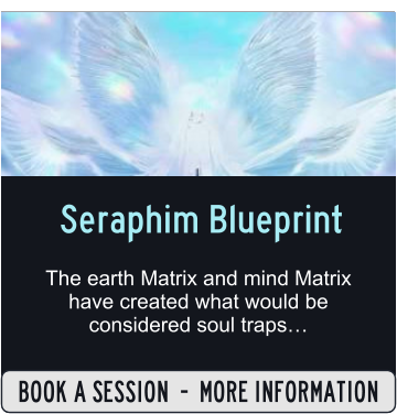 Seraphim Blueprint The earth Matrix and mind Matrix have created what would be considered soul traps… SIGN UP  -  MORE INFORMATION BOOK A SESSION  -  MORE INFORMATION